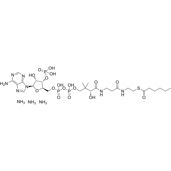 Hexanoyl-Coenzyme A triammonium 799812-81-0